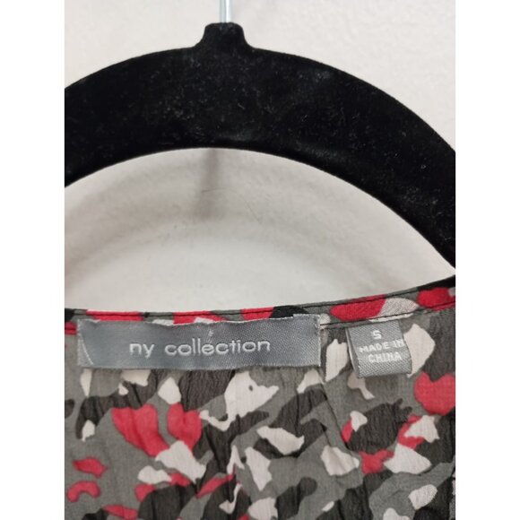 Y2K NY Collection Womens Fairy Grunge Top Small Crinkle Lace Short Sleeve - Picture 4 of 10